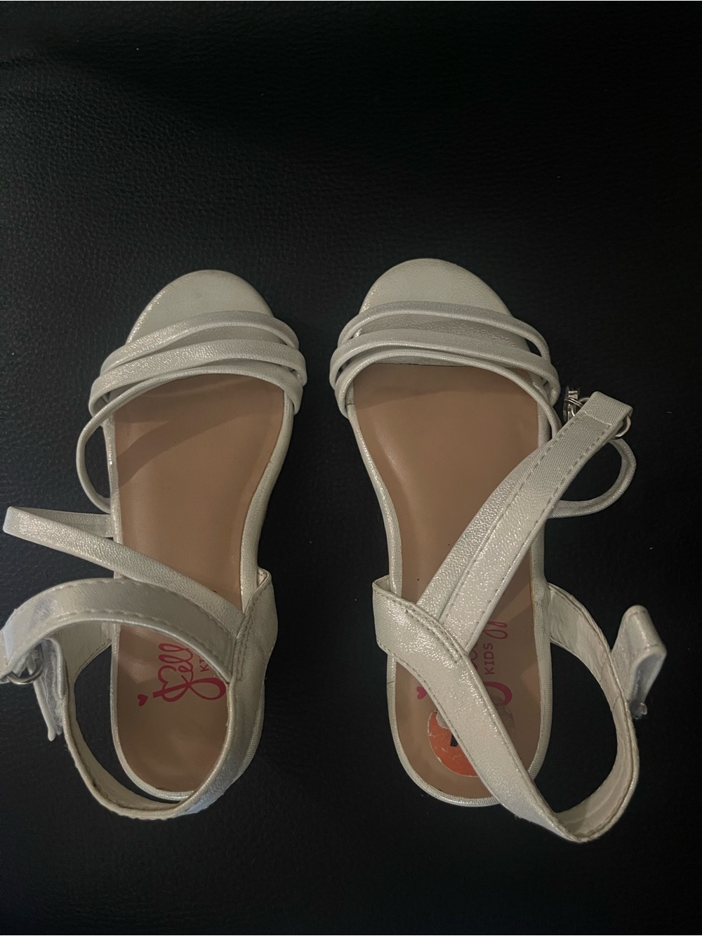 Women's White Strappy Ankle Strap Sandals